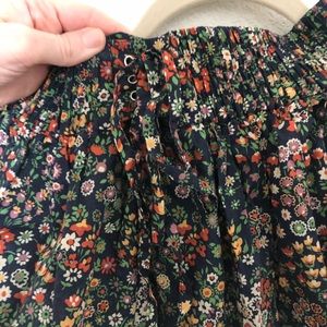 Cacharel Liberty print skirt with pockets Medium